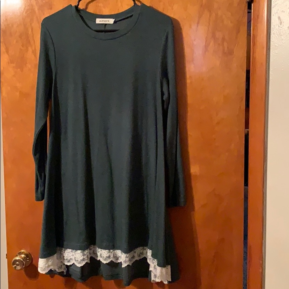 Long sleeve oversized tunic